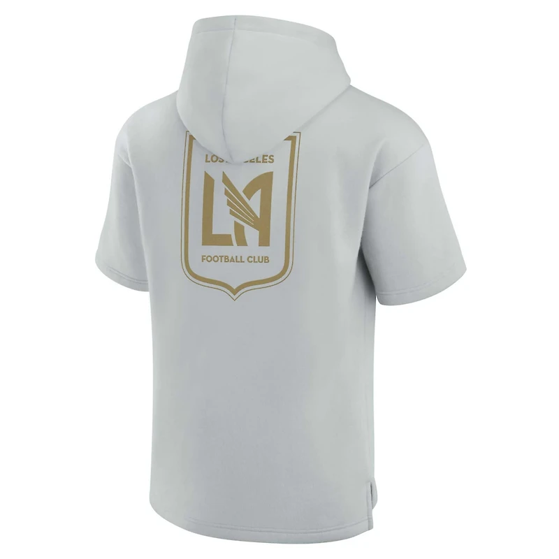 Unisex Fanatics LAFC Elements Super Soft Fleece Short Sleeve Pullover Hoodie