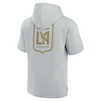 Unisex Fanatics LAFC Elements Super Soft Fleece Short Sleeve Pullover Hoodie