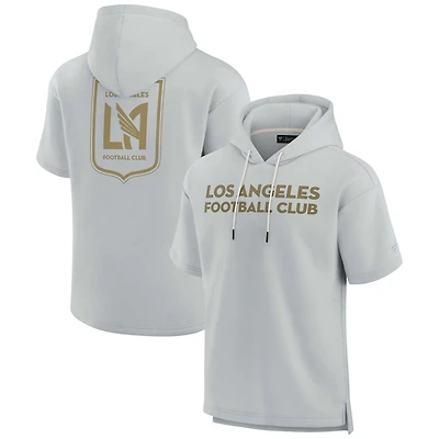 Unisex Fanatics LAFC Elements Super Soft Fleece Short Sleeve Pullover Hoodie