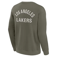 Unisex Fanatics Los Angeles Lakers Super Soft Pullover Crew Sweatshirt