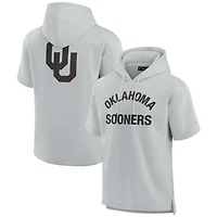 Unisex Fanatics Oklahoma Sooners Elements Super Soft Fleece Short Sleeve Pullover Hoodie