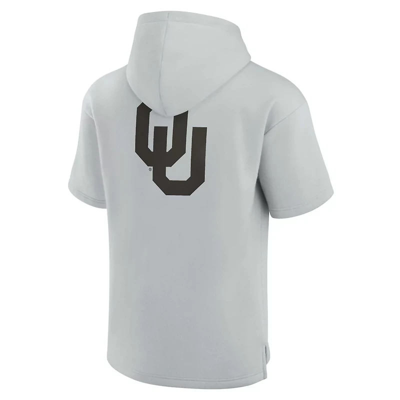 Unisex Fanatics Oklahoma Sooners Elements Super Soft Fleece Short Sleeve Pullover Hoodie
