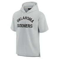 Unisex Fanatics Oklahoma Sooners Elements Super Soft Fleece Short Sleeve Pullover Hoodie