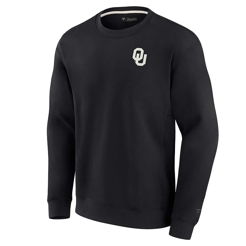 Unisex Fanatics Oklahoma Sooners Super Soft Pullover Crew Sweatshirt
