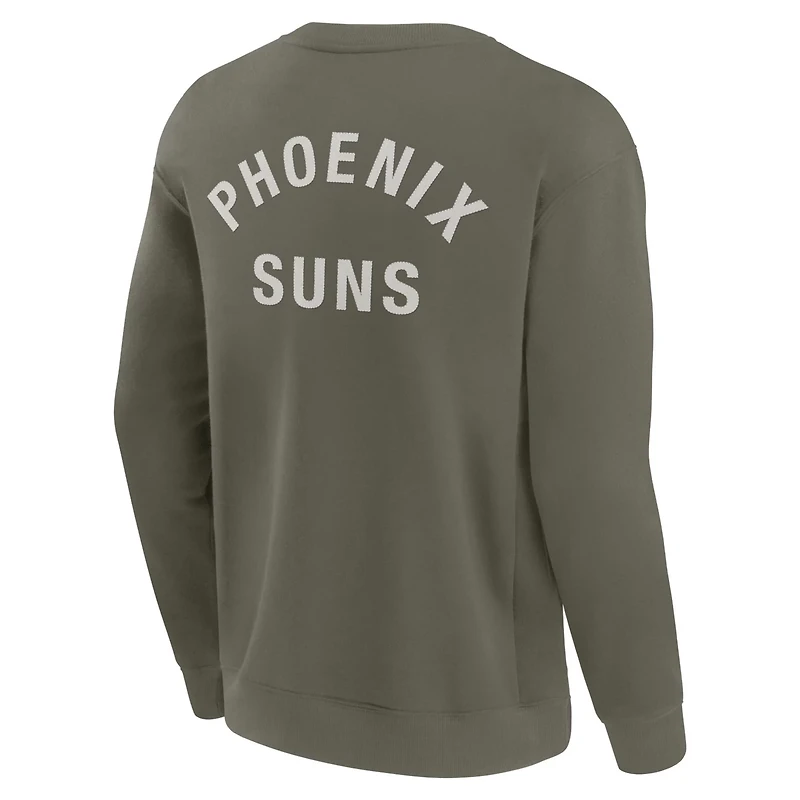 Unisex Fanatics Phoenix Suns Super Soft Pullover Crew Sweatshirt