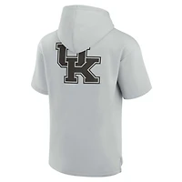 Unisex Fanatics Signature Kentucky Wildcats Super Soft Fleece Short Sleeve Pullover Hoodie