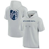 Unisex Fanatics St Louis City SC Elements Super Soft Fleece Short Sleeve Pullover Hoodie