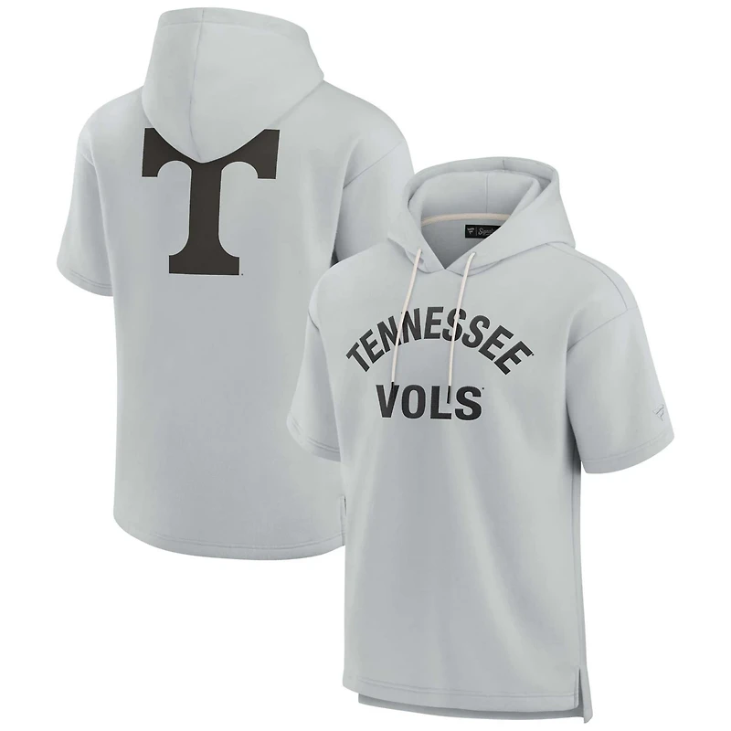 Unisex Fanatics Tennessee Volunteers Elements Super Soft Fleece Short Sleeve Pullover Hoodie