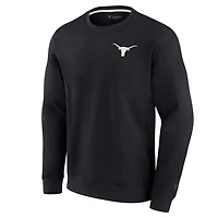 Unisex Fanatics Texas Longhorns Super Soft Pullover Crew Sweatshirt