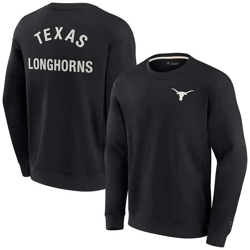 Unisex Fanatics Texas Longhorns Super Soft Pullover Crew Sweatshirt