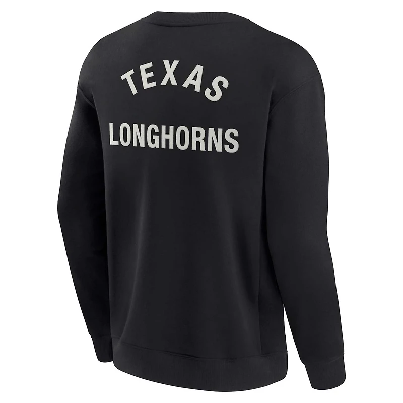 Unisex Fanatics Texas Longhorns Super Soft Pullover Crew Sweatshirt