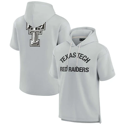 Unisex Fanatics Texas Tech Raiders Elements Super Soft Fleece Short Sleeve Pullover Hoodie