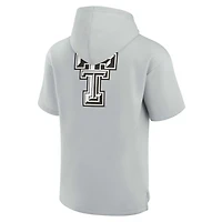 Unisex Fanatics Texas Tech Raiders Elements Super Soft Fleece Short Sleeve Pullover Hoodie