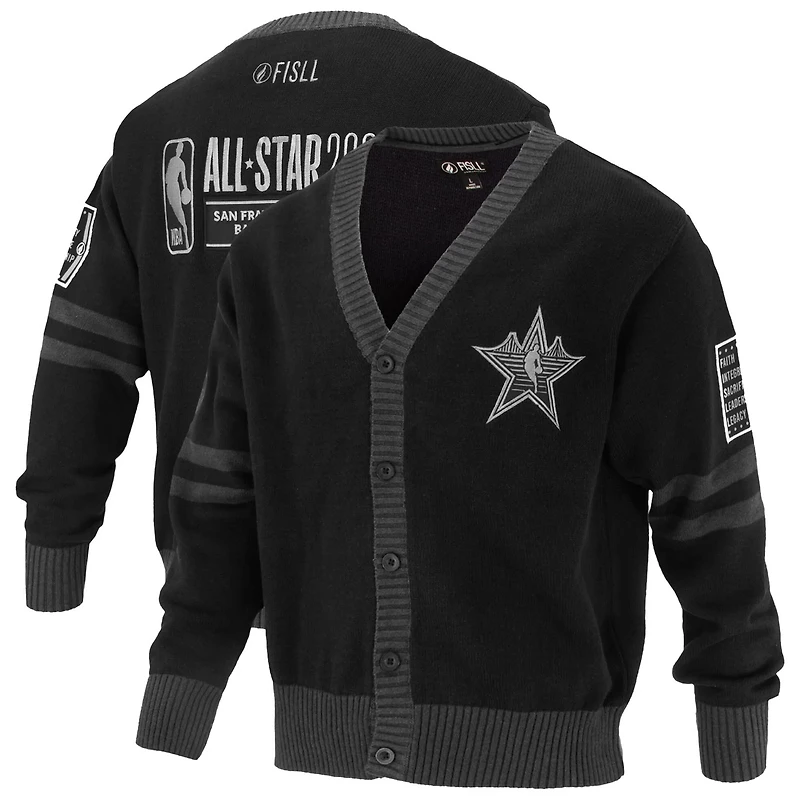 Unisex FISLL 2025 NBA All-Star Game Full-Button Cardigan Sweater