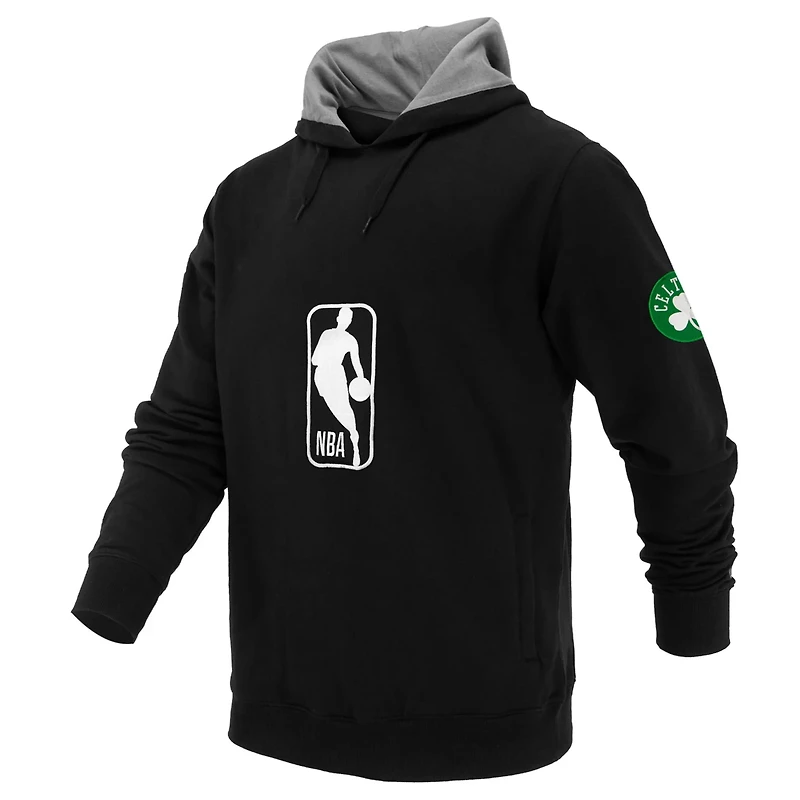 Unisex FISLL Boston Celtics Logoman Shadow Collection Pullover Hoodie