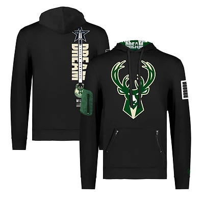 Unisex FISLL x History Collection Milwaukee Bucks Pullover Hoodie
