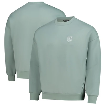 Unisex Levelwear USMNT Luxe Signature Tri-Blend Pullover Sweatshirt