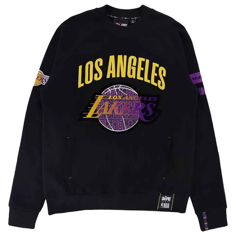 Unisex NBA x Two Hype Los Angeles Lakers Culture Hoops Heavyweight Pullover Sweatshirt
