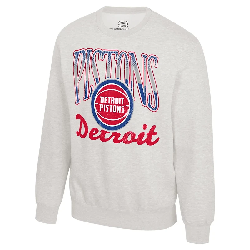 Unisex Stadium Essentials Detroit Pistons Sky High Fleece Sweatshirt