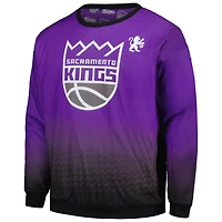 Unisex Stadium Essentials Gray Sacramento Kings Full Capacity Reversible Pullover Sweatshirt
