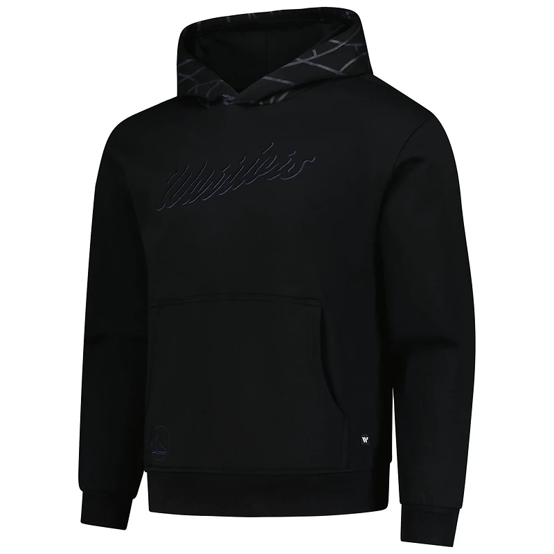 Unisex The Wild Collective Golden State Warriors Blackout Hoodie