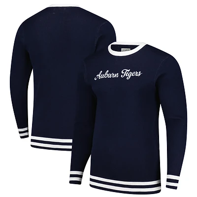 Unisex Uscape Apparel Auburn Tigers Renew Knit Vintage Pullover Sweater
