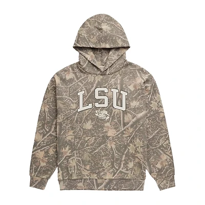Uscape Apparel LSU Tigers Back Bay Fleece Hoodie