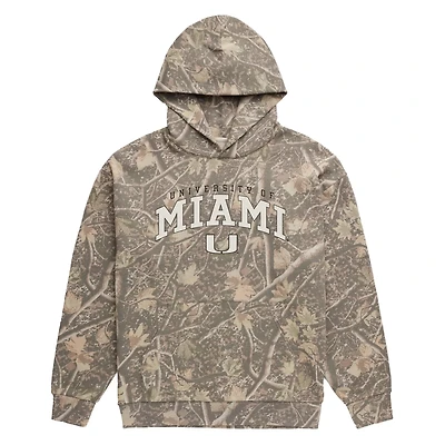 Uscape Apparel Miami Hurricanes Back Bay Fleece Hoodie