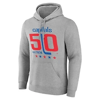 Washington Capitals 50th Anniversary Pullover Hoodie