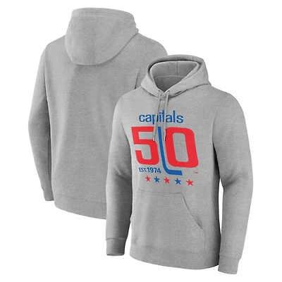 Washington Capitals 50th Anniversary Pullover Hoodie