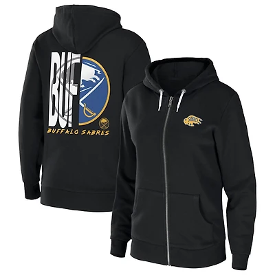 WEAR by Erin Andrews Buffalo Sabres Sponge Fleece Full-Zip Hoodie