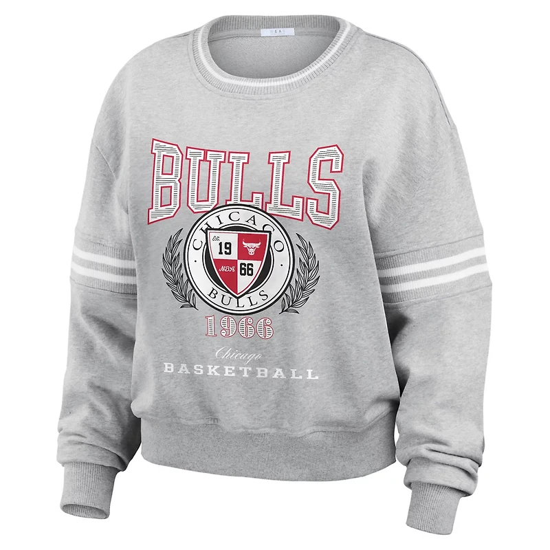 WEAR by Erin Andrews Chicago Bulls French Terry Pullover Sweatshirt
