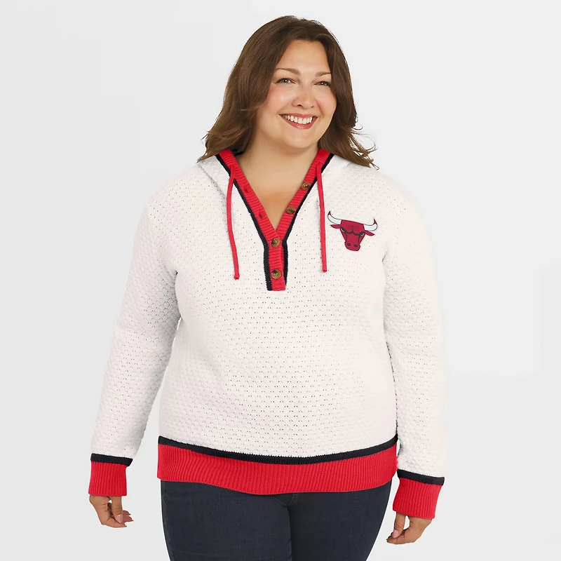WEAR by Erin Andrews Chicago Bulls Plus Hoodie Sweater