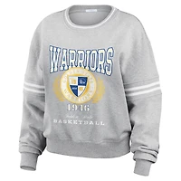 WEAR by Erin Andrews Golden State Warriors French Terry Pullover Sweatshirt