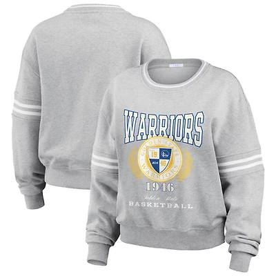 WEAR by Erin Andrews Golden State Warriors French Terry Pullover Sweatshirt