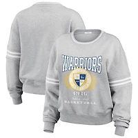WEAR by Erin Andrews Golden State Warriors French Terry Pullover Sweatshirt