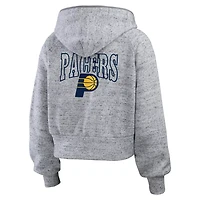 WEAR by Erin Andrews Indiana Pacers Speckled Radiator Full-Zip Hoodie