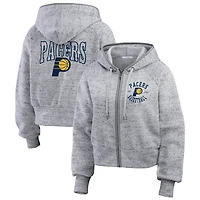 WEAR by Erin Andrews Indiana Pacers Speckled Radiator Full-Zip Hoodie