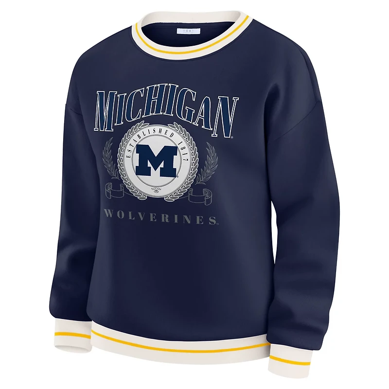 WEAR by Erin Andrews Michigan Wolverines Seal Sweatshirt