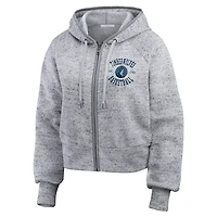 WEAR by Erin Andrews Minnesota Timberwolves Speckled Radiator Full-Zip Hoodie