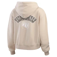 WEAR by Erin Andrews Minnesota Timberwolves Tonal Felt Patch Full-Zip Hoodie