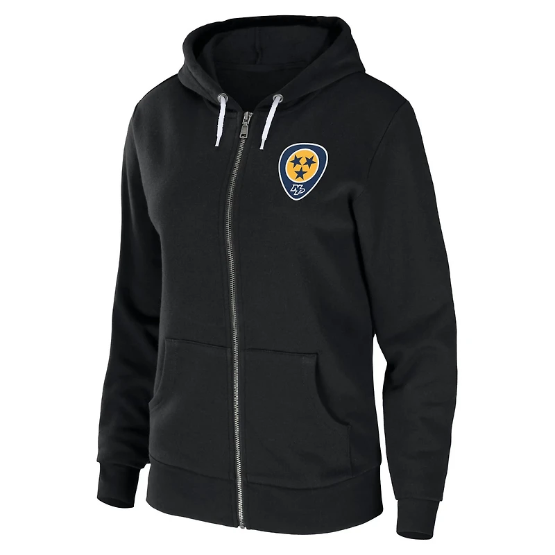 WEAR by Erin Andrews Nashville Predators Sponge Fleece Full-Zip Hoodie
