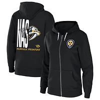 WEAR by Erin Andrews Nashville Predators Sponge Fleece Full-Zip Hoodie
