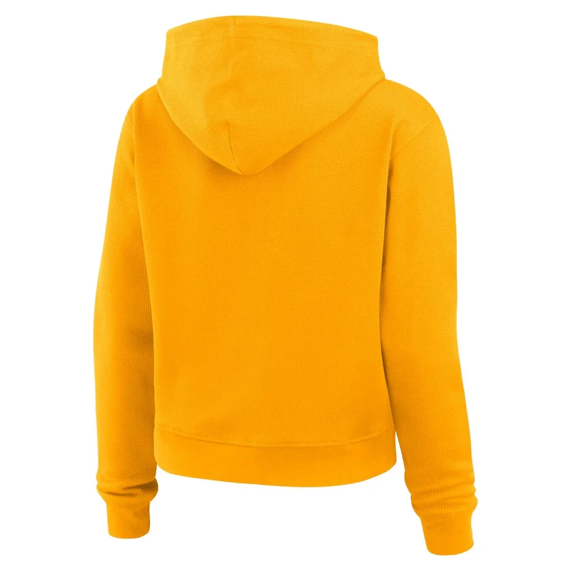 WEAR by Erin Andrews Nashville Predators Waffle-Knit Pullover Hoodie
