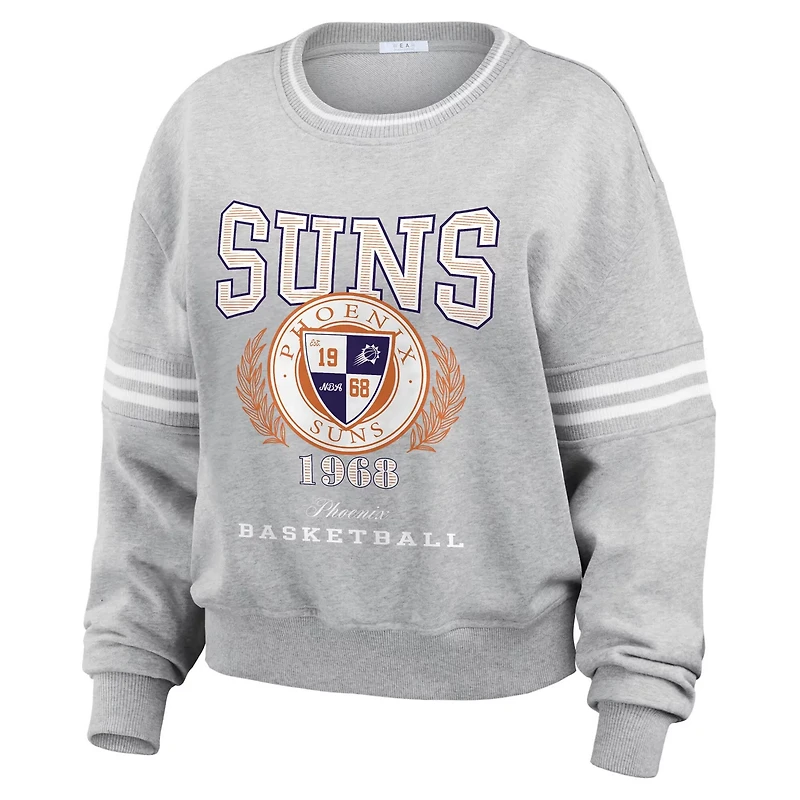 WEAR by Erin Andrews Phoenix Suns French Terry Pullover Sweatshirt