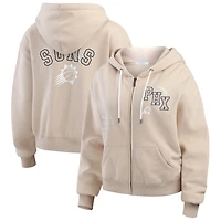 WEAR by Erin Andrews Phoenix Suns Plus Tonal Felt Patch Full-Zip Hoodie