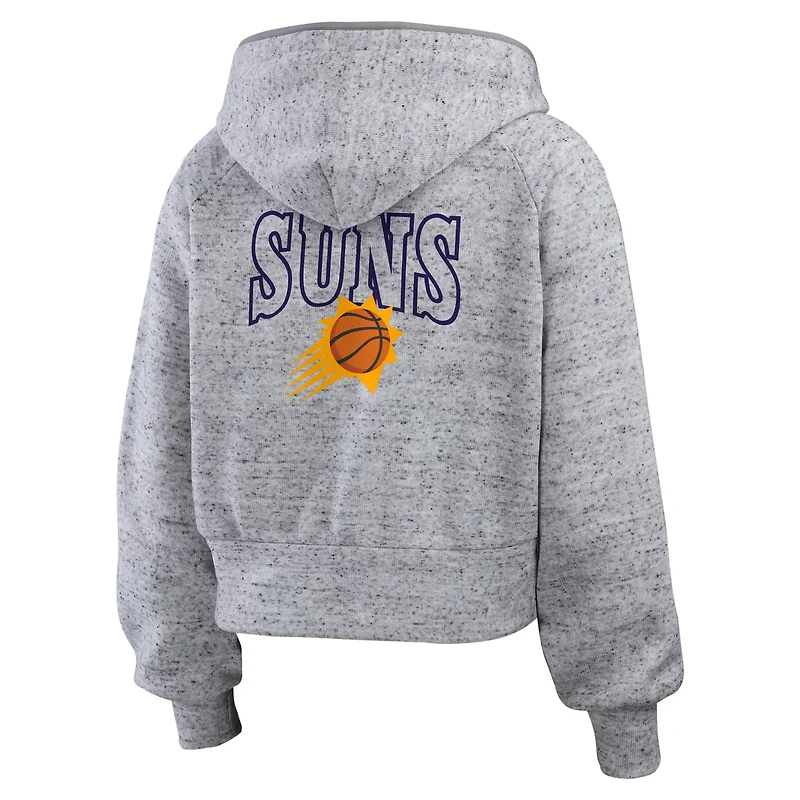 WEAR by Erin Andrews Phoenix Suns Speckled Radiator Full-Zip Hoodie
