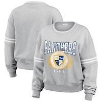 WEAR by Erin Andrews Pitt Panthers Classic Stripe Pullover Sweater