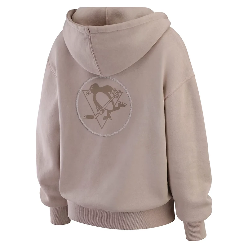 WEAR by Erin Andrews Pittsburgh Penguins Washed Pullover Crewdie