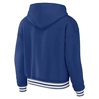 WEAR by Erin Andrews Tampa Bay Lightning Lace-Up Pullover Hoodie